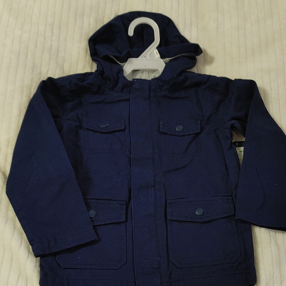 Gerber Navy Blue Hooded Two Packets coat - Picture 1 of 8